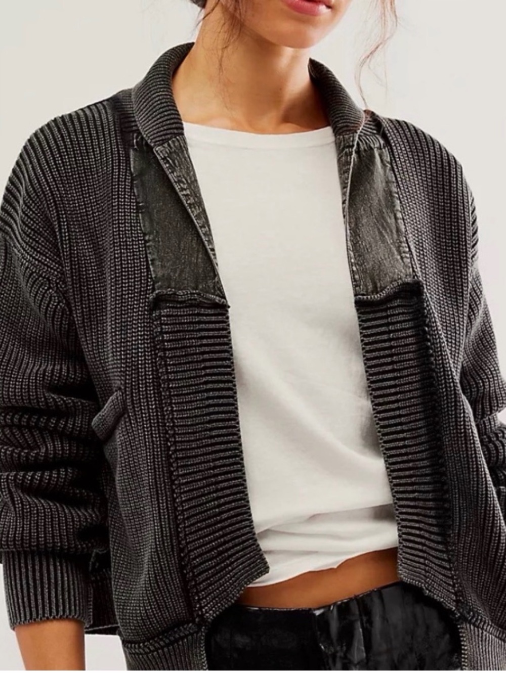 We The Free Worn Thru Surplus Cardigan Large